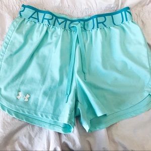 Under Armour light blue shorts